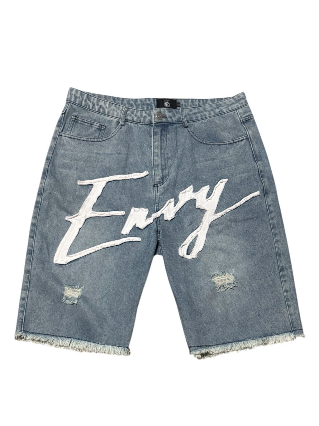 Envy Jorts Blue And White