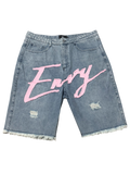 Envy Jorts Blue and Pink