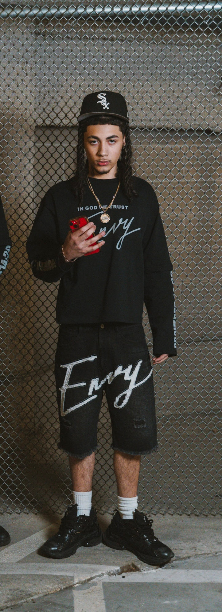 Envy Jorts Black And White
