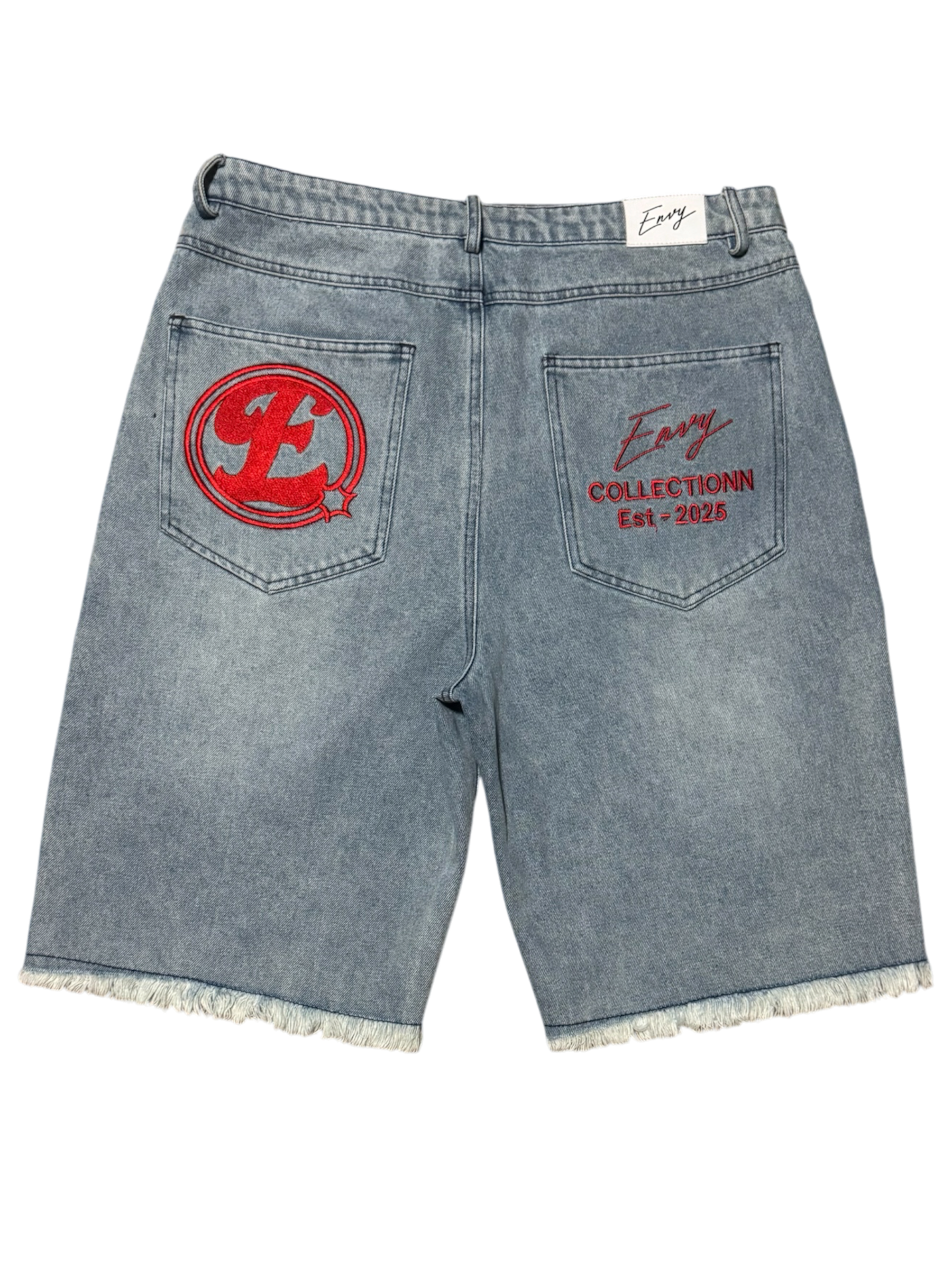 Envy Jorts Blue And Red